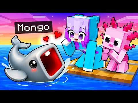 I Pretended to be BABY BLOOP on a One RAFT!