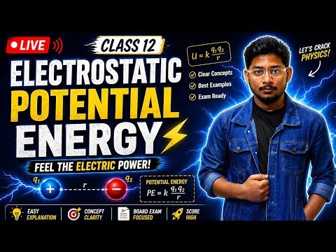 LECTURE 7: ELECTROSTATIC POTENTIAL ENERGY