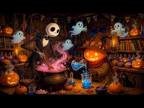 Spooky Night Halloween Lofi Music 🎃 Lofi Hip Hop Beats for Deep Focus & Relaxing