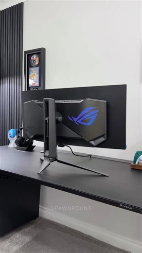 SpawnPoiint | Chris on Instagram: "Unboxing the first 2026 OLED gaming monitor 🥵 This is ROG’s brand new RGB Ultrawide QD-OLED, with VRR, 360Hz, HDR, DisplayPort 2.1! It’s an absolute beast. Tried it on the PC (RTX 5080) and PS5 Pro. Full unboxing and review now live on my channel 🤝"