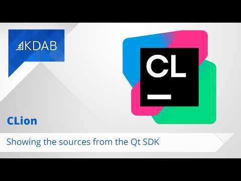 Showing the Sources from the Qt SDK in CLion