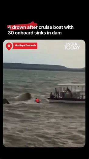 Jabalpur Cruise: Bargi Dam Boat Tragedy | Tourist Cruise Capsizes In Narmada River, Rescue On