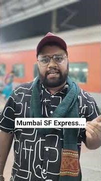 Mumbai SF Express.... #train #trainsafar #railway #indianrailways #mumbai #railtrack #trainticket