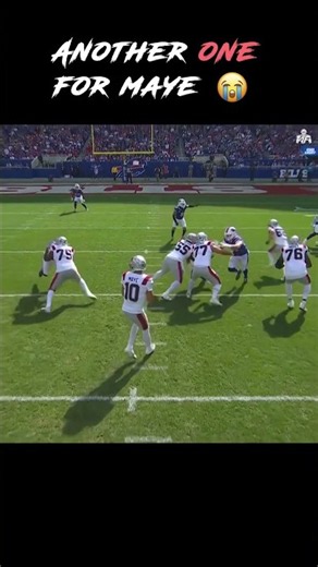 Drake Maye Fumbles after Bills Stripsack