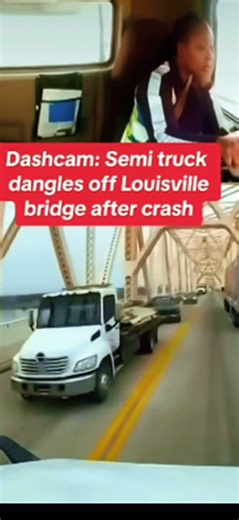 She Almost Went Over the Bridge After Head-On Crash 😳