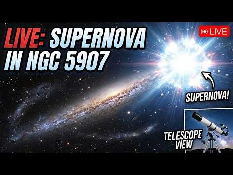 Live - Supernova in Galaxy NGC 5907 (AT2026kid )