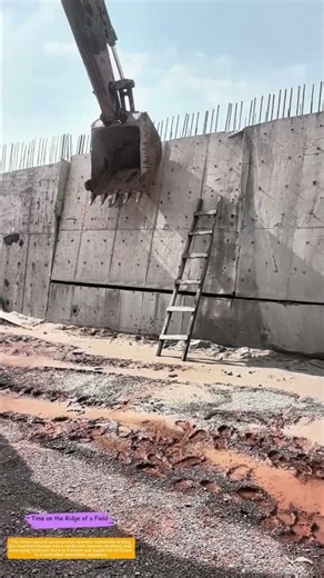 Battering the Wall: How an Excavator Bucket Becomes a Demolition Wrecking Ball