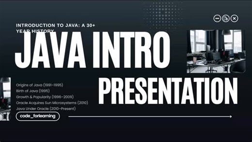 honey on Instagram: "Welcome to this Java Introduction video 🚀 In this video, you’ll learn the complete history of Java, from its origin at Sun Microsystems to its growth under Oracle Corporation. This video is perfect for beginners, students, and anyone starting Java programming. 📚 What you’ll learn in this video ✔ What is Java ✔ History and origin of Java (1991–1995) ✔ Birth of Java in 1995 ✔ Growth and popularity of Java ✔ Oracle’s acquisition of Sun Microsystems ✔ Why Java is still relevan