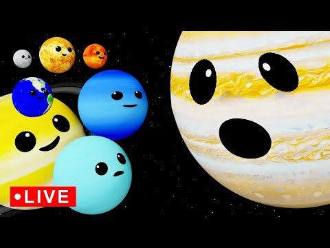 Planets for KIDS 🔴🌙🪐🌎 | Planet video | How Many Moons Does Each Planet Have | Top 10 Moons