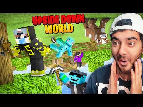 I Put My Friends in an Upsidedown Minecraft World… 😨