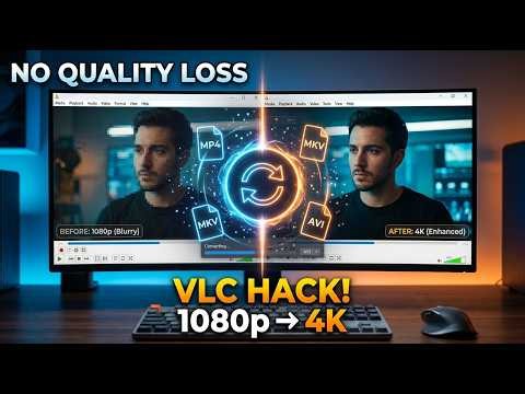 How to Convert Video Formats with VLC Without Losing Quality (Step-by-Step Guide) | VLC Hack