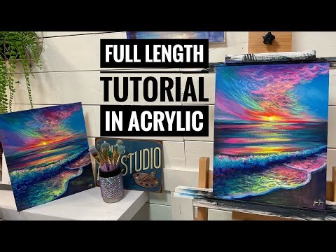 Start With Black! Acrylic Painting Tutorial 