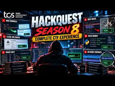 TCS HackQuest Season 8: 9 Cybersecurity Challenges Explained