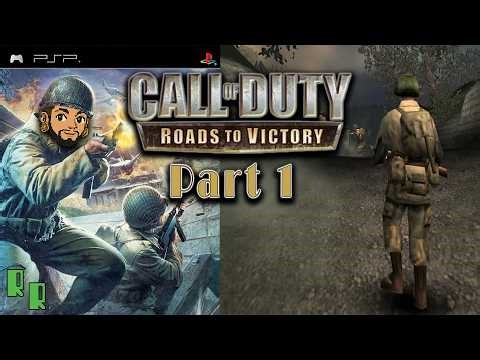 Call of Duty: Roads to Victory (PSP) Part 1 #callofduty #psp