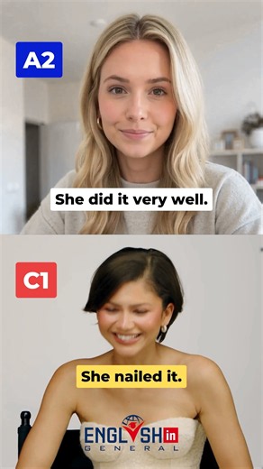 A2 vs C1: Learn English with Zendaya