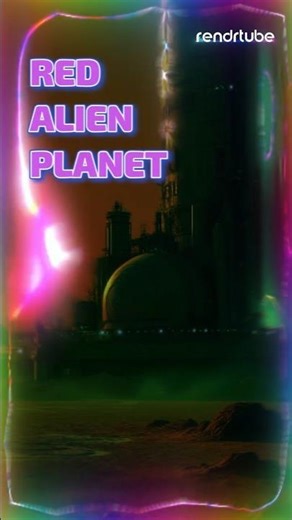 Chill Sci-Fi Drift 🌌 Red Alien World Focus Music (Full 3 Hours)