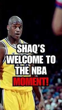 Shaq tells a story of his “WELCOME TO THE NBA” moment going AGAINST Michael Jordan! 🔥 #shorts #nba