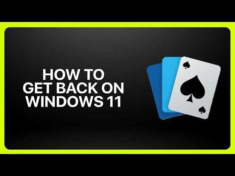How To Get Microsoft Solitaire Back on Windows 11! Tutorial