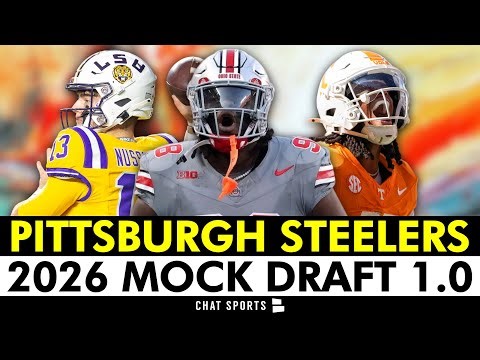 Pittsburgh Steelers 7-Round 2026 Mock Draft 1.0 | Steelers Talk by Chat Sports