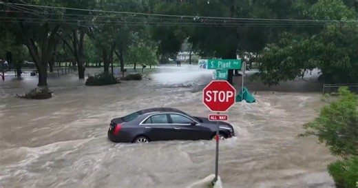 Dozens rescued in central Texas after region hit by flash flooding for third day in a row