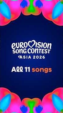 The lineup of the first-ever Eurovision Asia is complete! ⭐ Here's your roundup of all 11 songs 🏆
