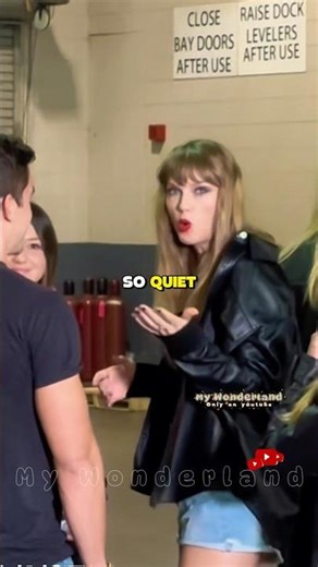 Taylor Swift Thought the Stadium Was “Too Quiet”…😂 #taylorswift