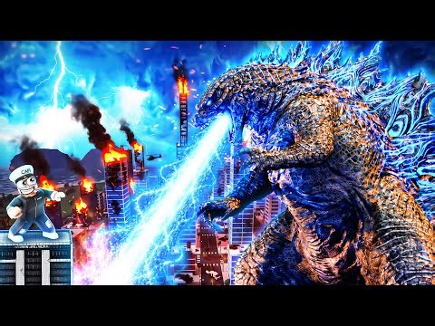 Becoming GODZILLA and DESTROYING CITIES in ROBLOX