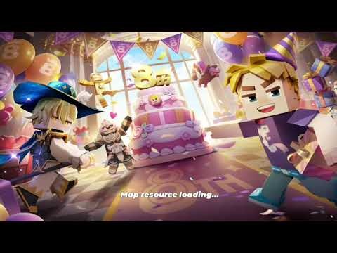 Playing BlockMan Go Skyblock