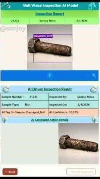 ⚙️ AI-Driven Visual Inspection for Industrial Bolt Quality Control