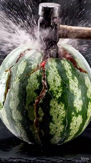 Fruit Experiment #19 - Don’t Blink… Boiling Water + Hammer = This 😳💥