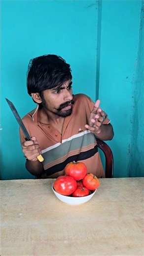 Little Bro Tried Eating a Tomato… What Happened Next Is HILARIOUS! 🍅😂🤯