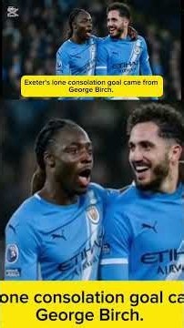 #highlights #Manchester City defeated Exeter City 10-1 in an FA Cup third-round #football #shorts