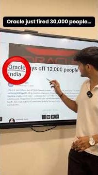 Oracle Fired 30,000 Employees #oracle #sheryians #layoffs #technews