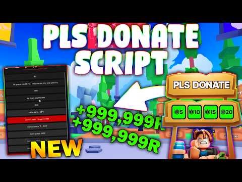 *NEW* PLS DONATE Script (PASTEBIN 2026) (AUTOFARM, FAKE MESSAGE, AUTO CHAT, FIND RICH SERVERS)