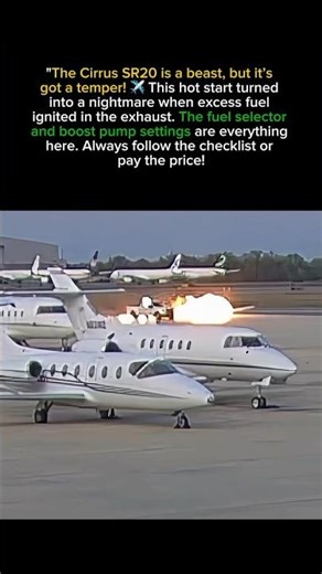 CIRRUS ENGINE EXPLOSION? 😱 The Mistake That Almost Scorched This SR20! #aviation