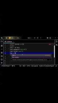 Tkinter Label in 30 Seconds 🔥 | Python GUI Basics #coding #code #programming #python#learningpython