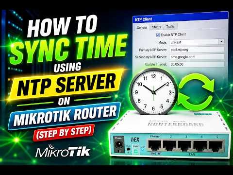 How To Sync Time Using NTP Server on MikroTik Router Step by Step