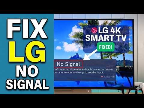 LG TV HDMI Input Not Detecting? 10 Ways to Fix "No Signal" (2026)