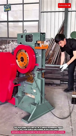 Mechanical Punch Press Machine 60 Ton 120 SPM High Precision Metal Stamping for Industrial