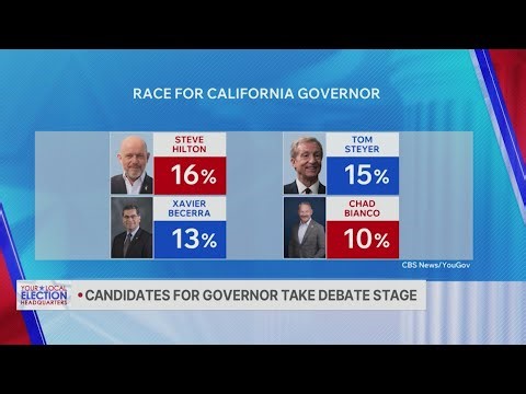 Highlights from Tuesday's CA gubernatorial debate