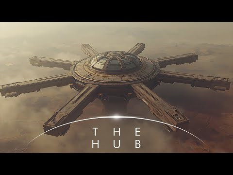 THE HUB | Dark Dystopian Ambient | Alien World Soundscape | Dystopian Ambience