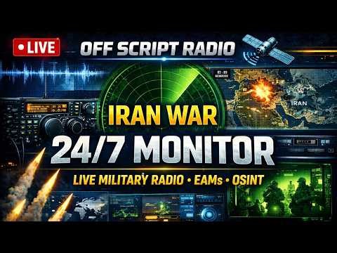 IRAN WAR | 24/7 LIVE Monitoring - OSINT Cams, Intel, EAMs, News