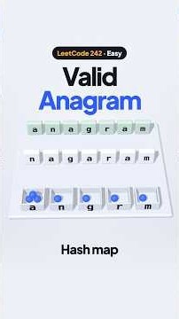 LeetCode 242 - Valid Anagram