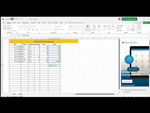 Excel Tutorial For beginners 2026 | Complete Guide