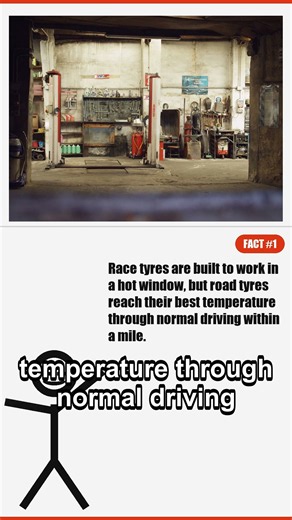 Spinning your tyres to 'warm them up' on the road just wears them out. #Shorts