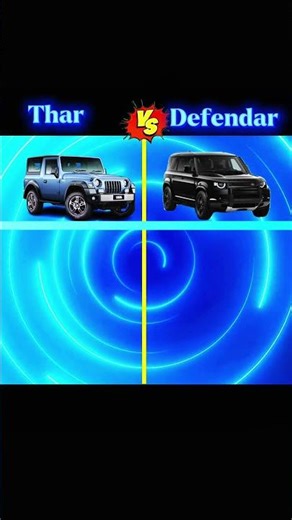 #thar #defender #suv #carcomparison #mahindrathar