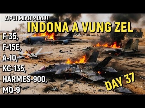 Hei! US Airforce mission 13,000 | Target 12,300 || F-35,F-15E,MQ-9,Harmes 900,KC135 shotdown| Day 37