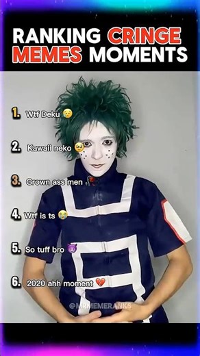 Ranking Worst Cringe Moments 😐 #cringe #ranking #funny #memes #shorts