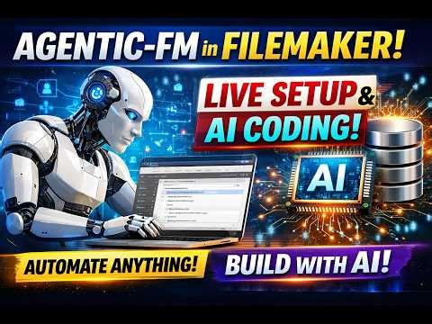 Agentic-FM in FileMaker: Live Setup and Ai Coding in FileMaker