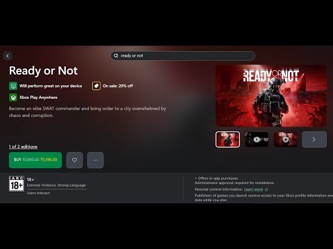 Fix Ready or Not Not Installing On Xbox App/Microsoft Store On Windows PC